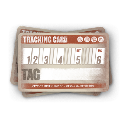 City of Mist - Tracking Cards