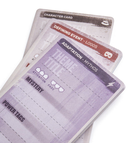 City of Mist - Character & Theme Cards
