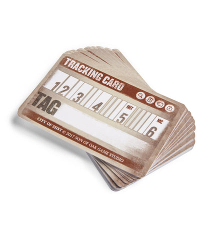 City of Mist - Tracking Cards