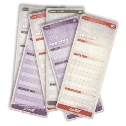 City of Mist - Character & Theme Cards