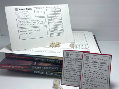 Player Turn Guide (5e) - Digital Only