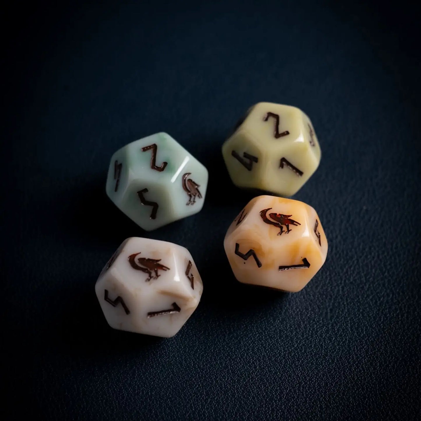 Legend in the Mist - River Pebble Dice (8)