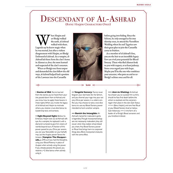 Vampire: The Masquerade 5th Edition - Blood Sigils Sourcebook