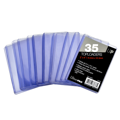 3" x 4" Clear Regular TOPLOADER® Sleeves (35ct) for Standard Size Cards