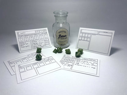 NPC and Monster Cards (5e) - Digital Only
