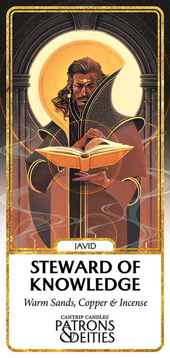 Cantrip Candles - Javid, Steward of Knowledge 16 oz.