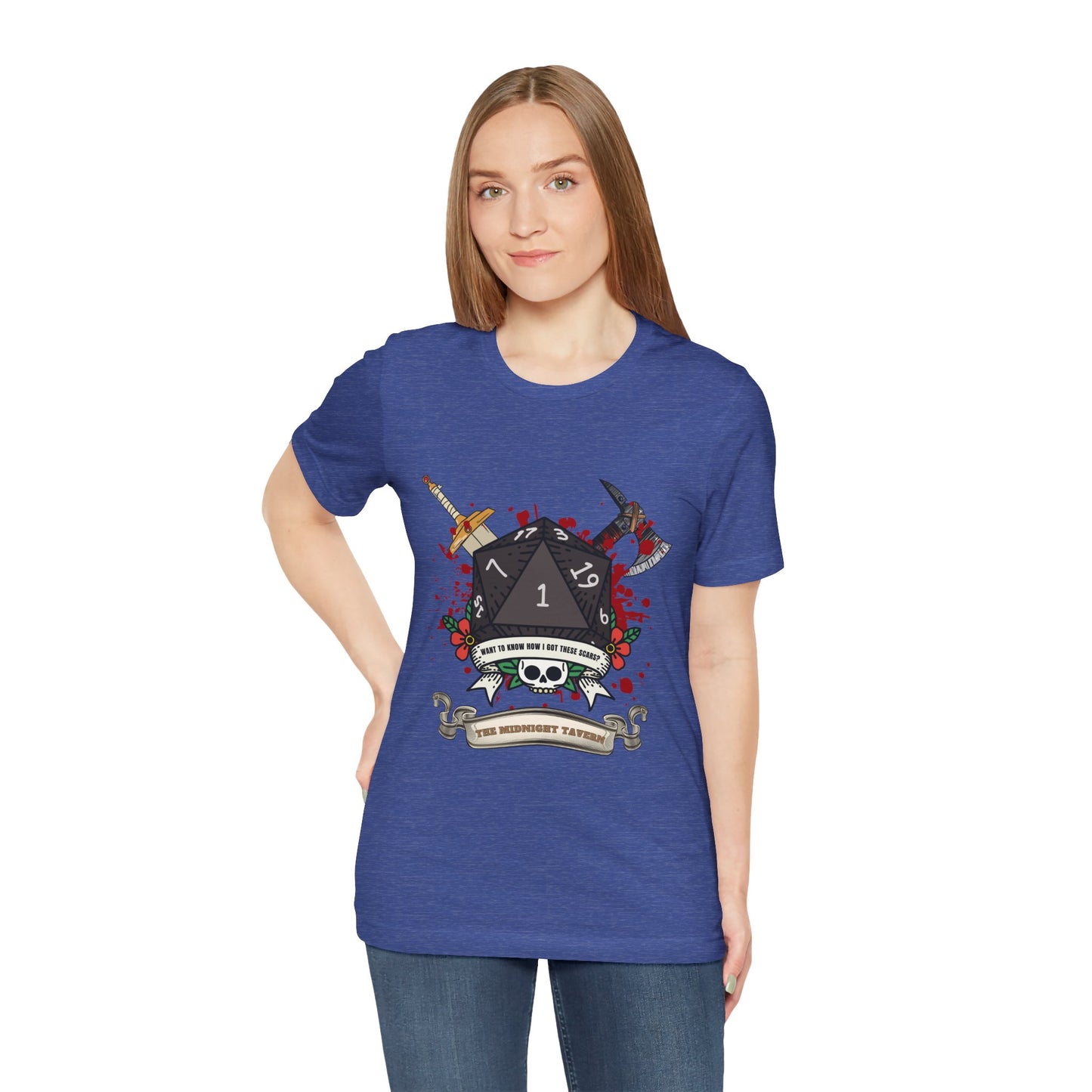 Want to know how I got these scars? (V2.0) T-shirt (Unisex Jersey Short Sleeve Tee)