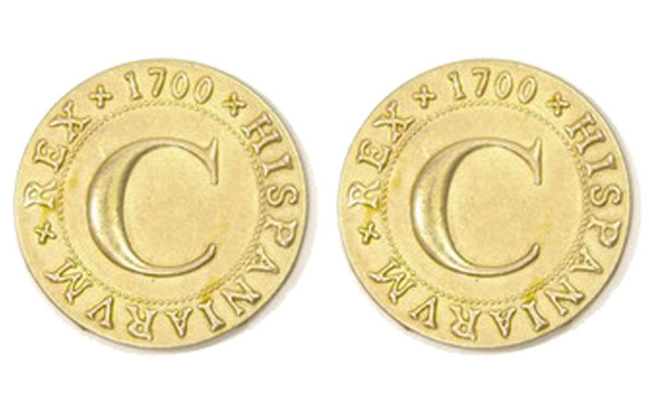 Pirate Doubloons Themed Gaming Coins - Jumbo 35mm (6-Pack)