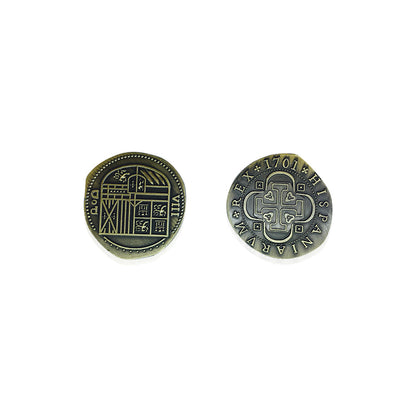 Adventure Coins – Pirate Doubloon Metal Coins Variety Pack Set of 10 Historical