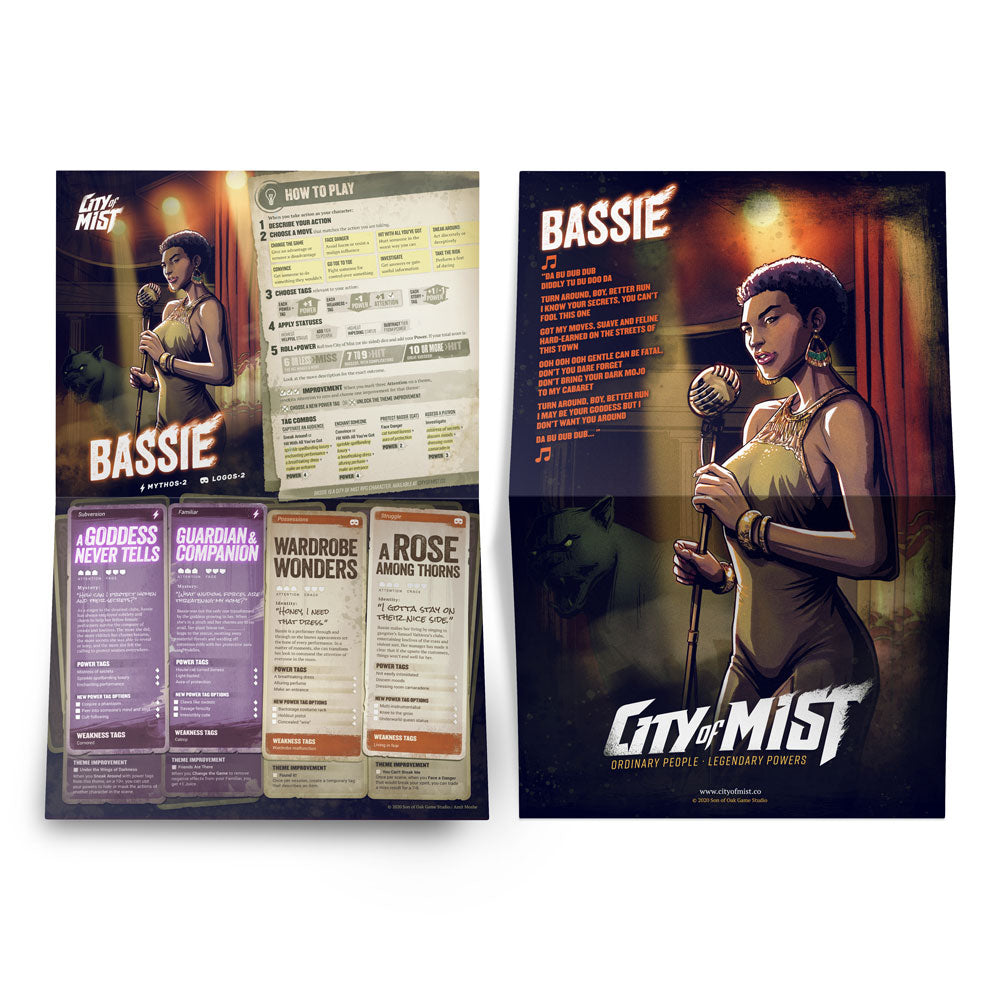 City of Mist - Character Folio Pack