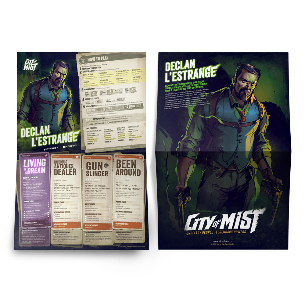 City of Mist - Character Folio Pack