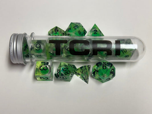Teenage Mutant Ninja Turtles & Other Strangeness - Mutagen Green Dice Set