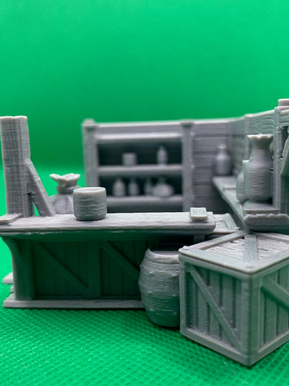 Medieval Town - Market Stall