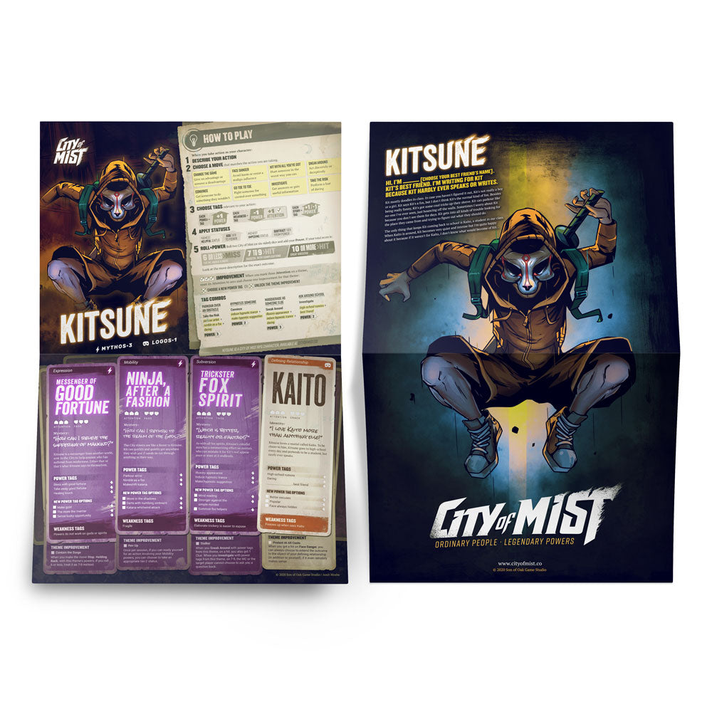 City of Mist - Character Folio Pack