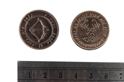 Fantasy Coins - Elven Copper Piece