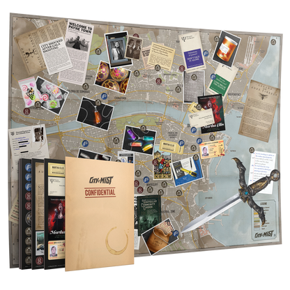 City of Mist - Crime Board City Map