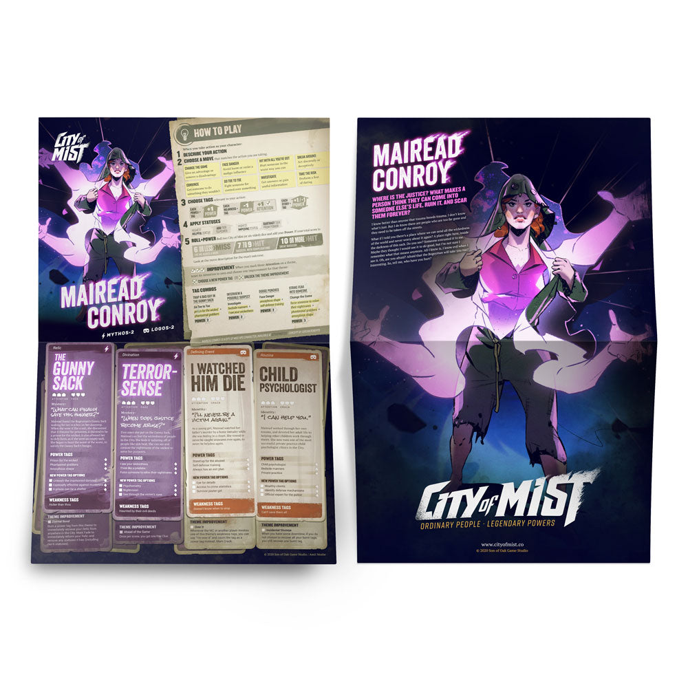 City of Mist - Character Folio Pack