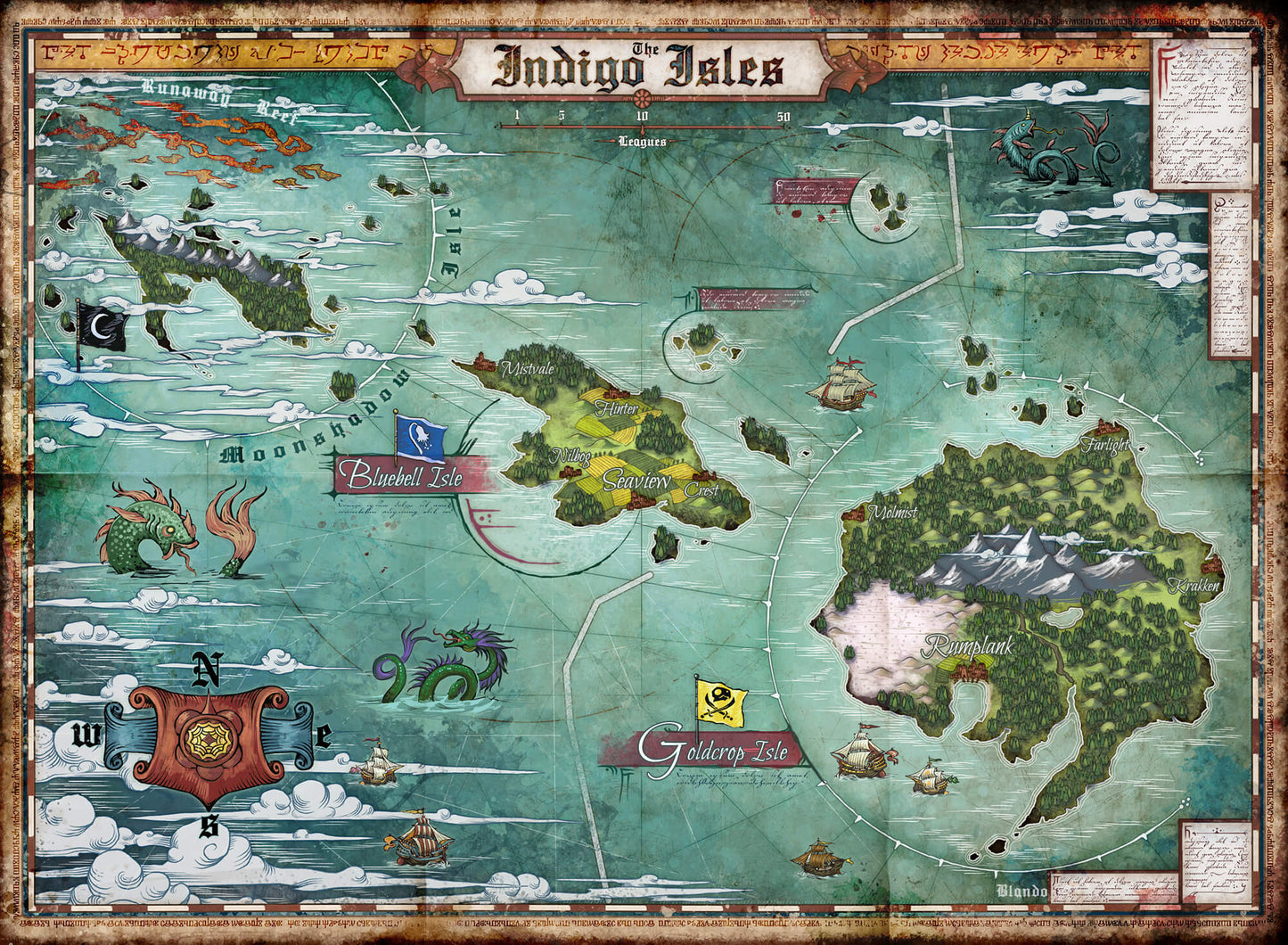 Jewel of the Indigo Isles Hardcover & PDF