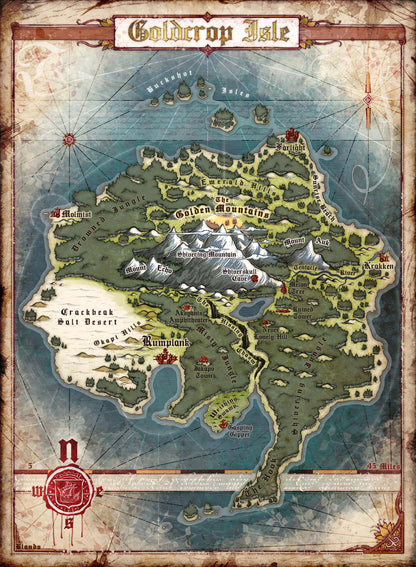 Jewel of the Indigo Isles Hardcover & PDF