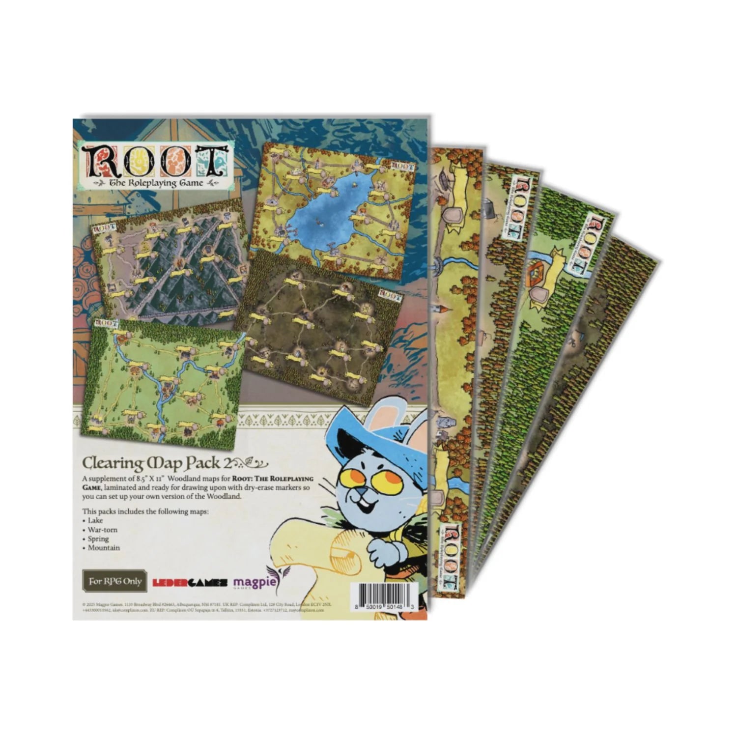 Simple Root Game Map Root: The Roleplaying Game - Clearing Map Pack #2 – The Midnight Tavern