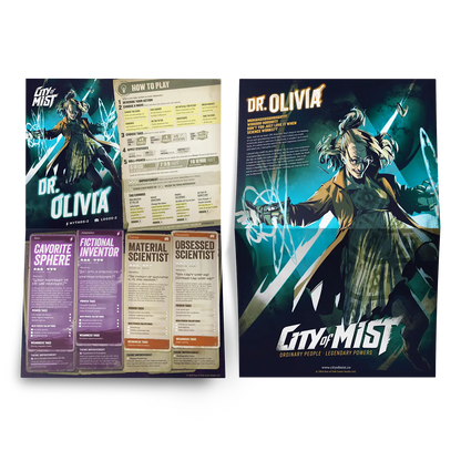 City of Mist - Character Folio Pack 2