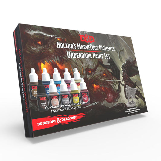 The Army Painter - D&D - Nolzur's Marvelous Pigments - Underdark Paint Set & Miniature