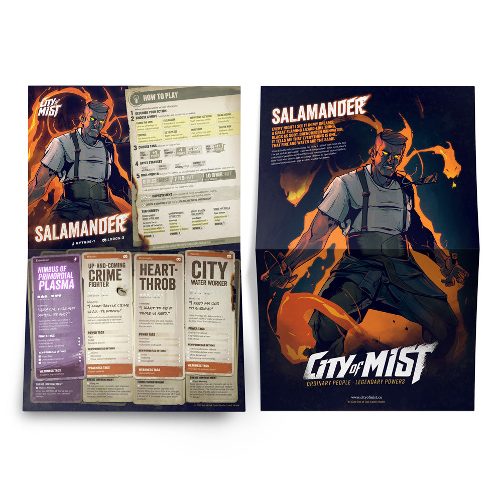 City of Mist - Character Folio Pack