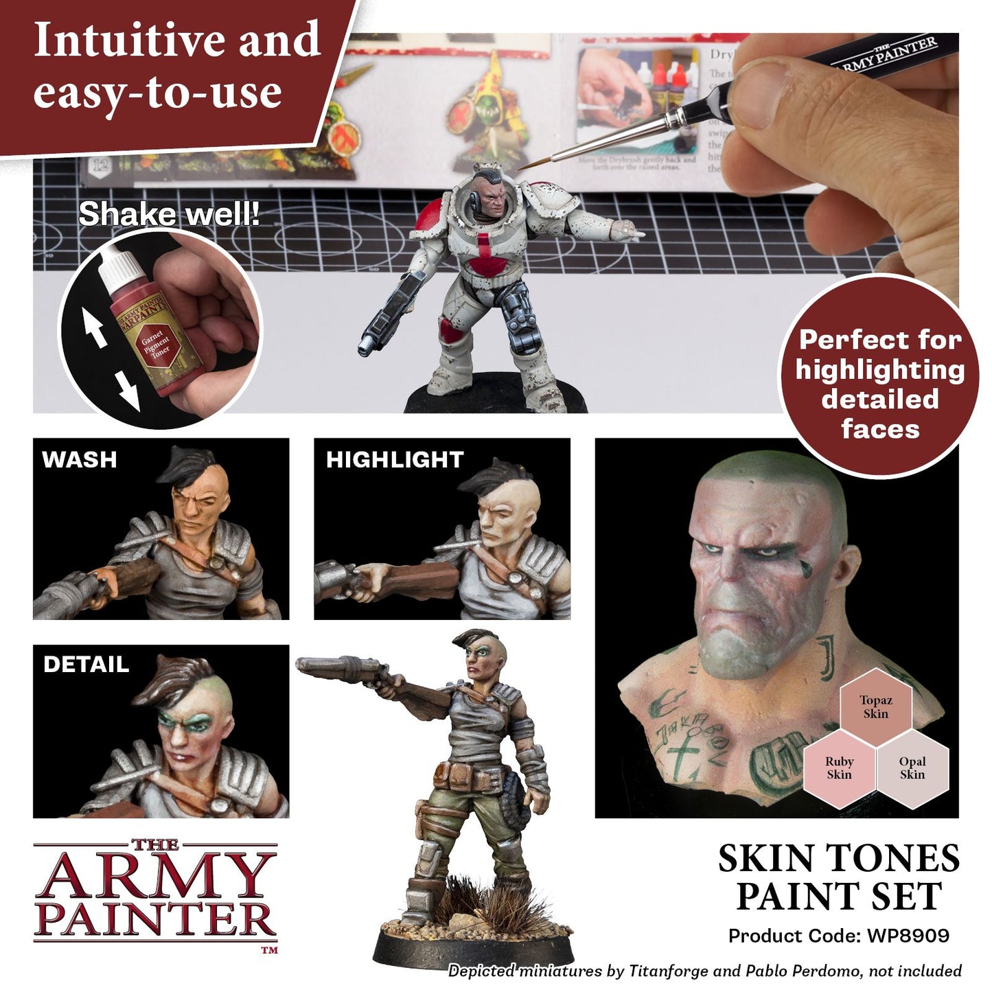 The Army Painter - Skin Tones Paint Set