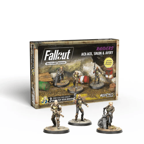 Fallout: Wasteland Warfare - Raiders Ack Ack, Sinjin & Avery