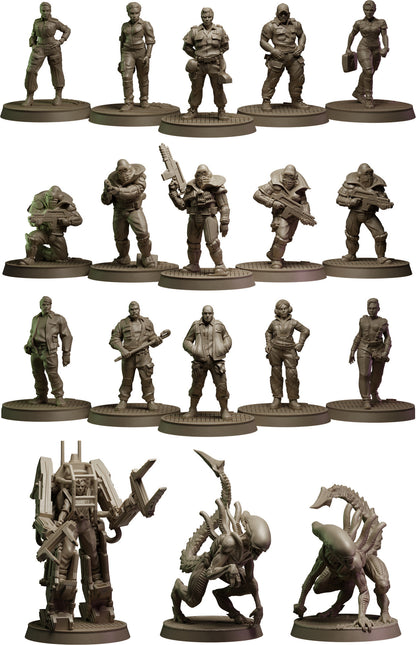 ALIEN Evolved RPG: Rapture Protocol Miniatures