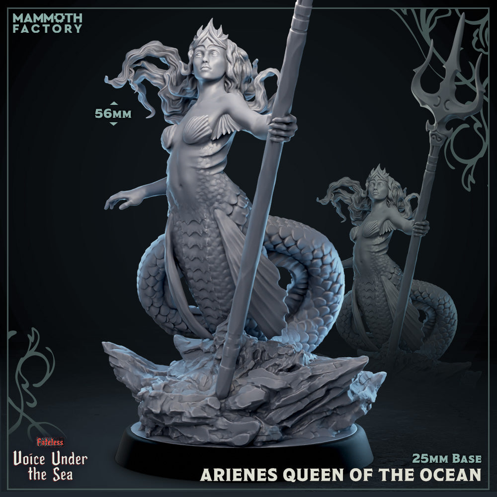 Arienes, Queen of the Ocean (Female Mermaid Noble)