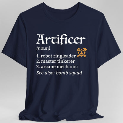 Artificer Class Definition T-Shirt – Funny DnD Definition Tee