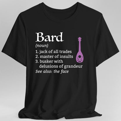 Bard Class Definition T-Shirt – Funny DnD Definition Tee