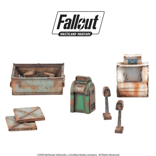 Fallout: Wasteland Warfare - Terrain - Boston Street Scatter