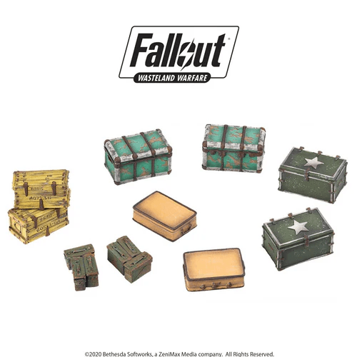 Fallout: Wasteland Warfare - Terrain - Cases and Crates