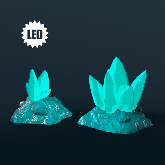 Moonshine Miniatures - LED Scatter Terrain - Crystal Growths