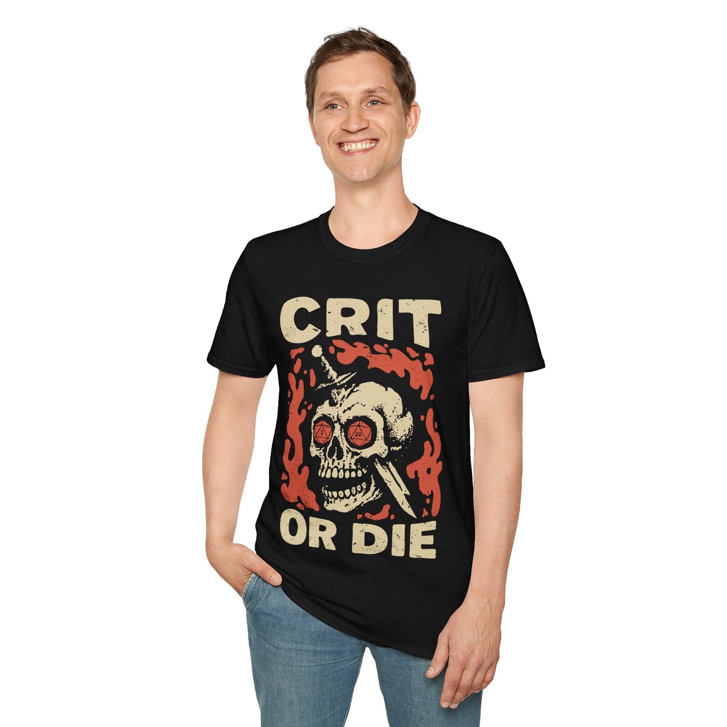 Crit or Die D&D T-shirt