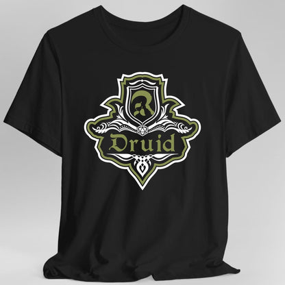 D&D Druid Class Fancy Emblem T-Shirt
