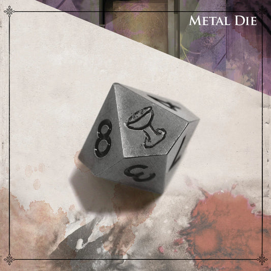 Tainted Grail - Song of a Dying World TTRPG Collector's Metal d10