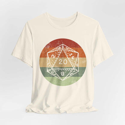 DnD D20 Shirt | Retro Sunset
