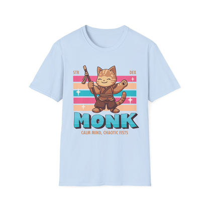 DnD Monk Shirt - D&D Kawaii Class T-shirt
