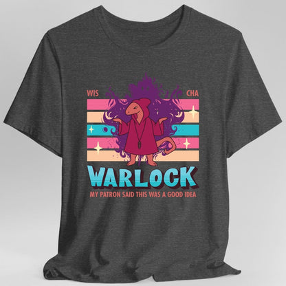 DnD Warlock Shirt - D&D Kawaii Class T-shirt