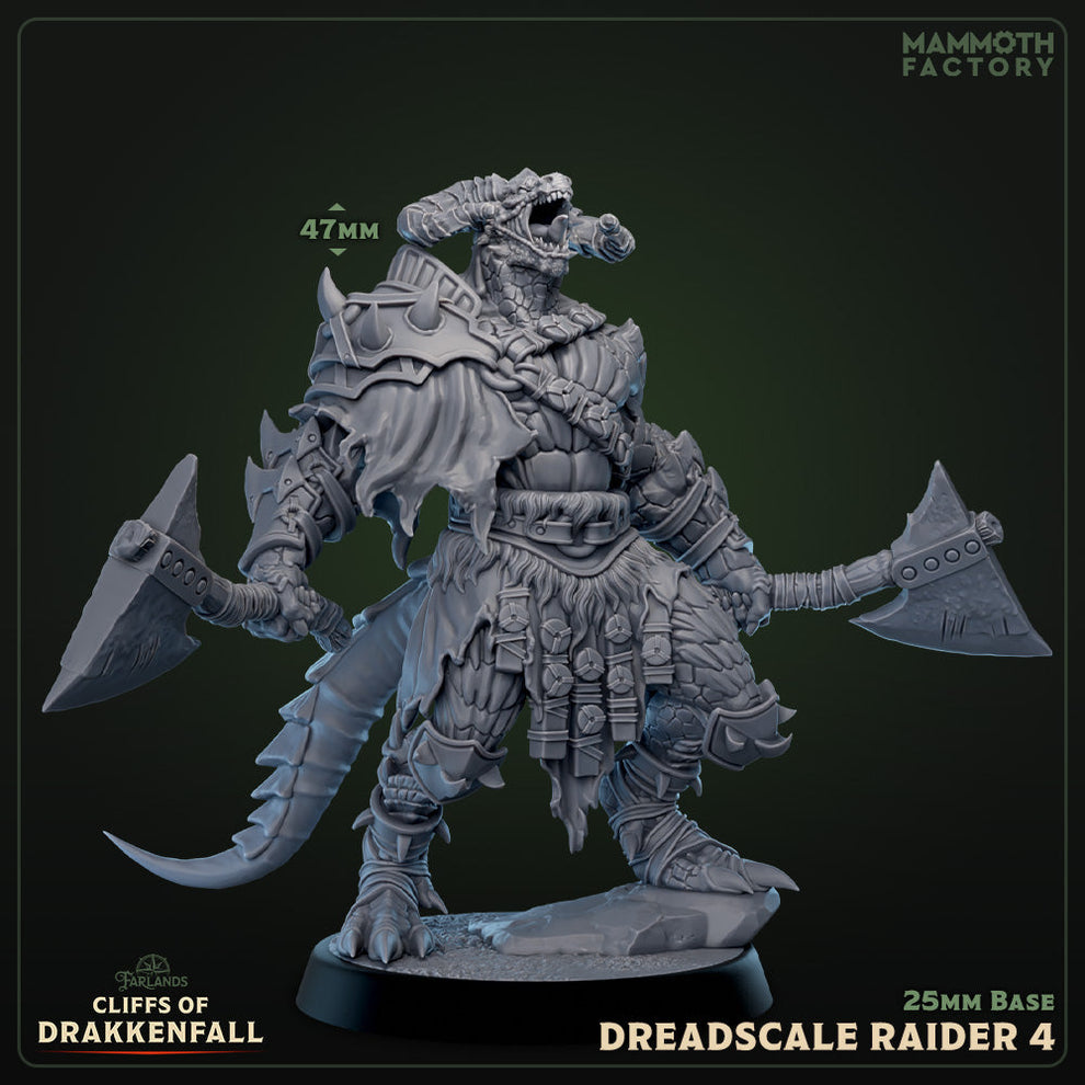 Dreadscale Dreadscale Raider: Sculpt 4 (Male Dragonborn Barbarian) – The Midnight ...