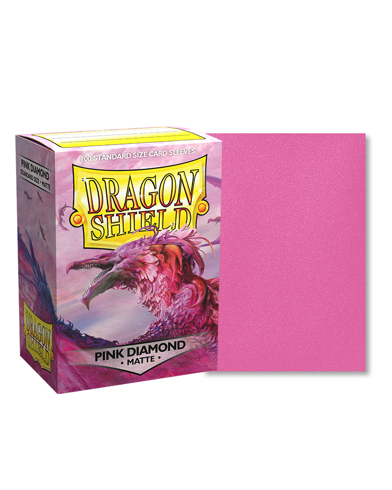 Dragon Shield Matte Sleeve - Pink Diamond 100ct