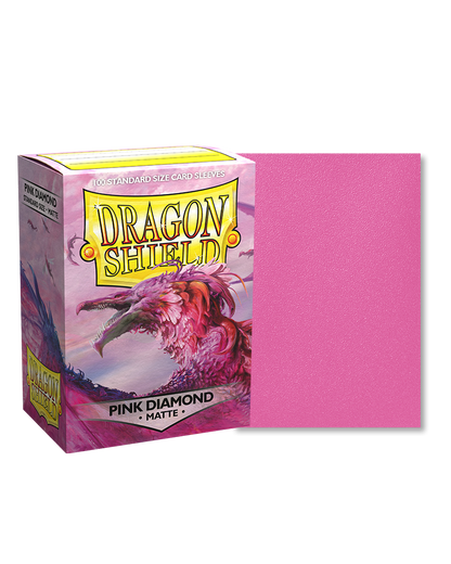 Dragon Shield Matte Sleeve - Pink Diamond 100ct