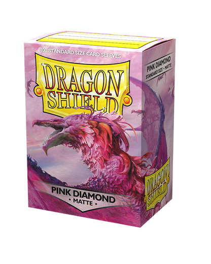 Dragon Shield Matte Sleeve - Pink Diamond 100ct