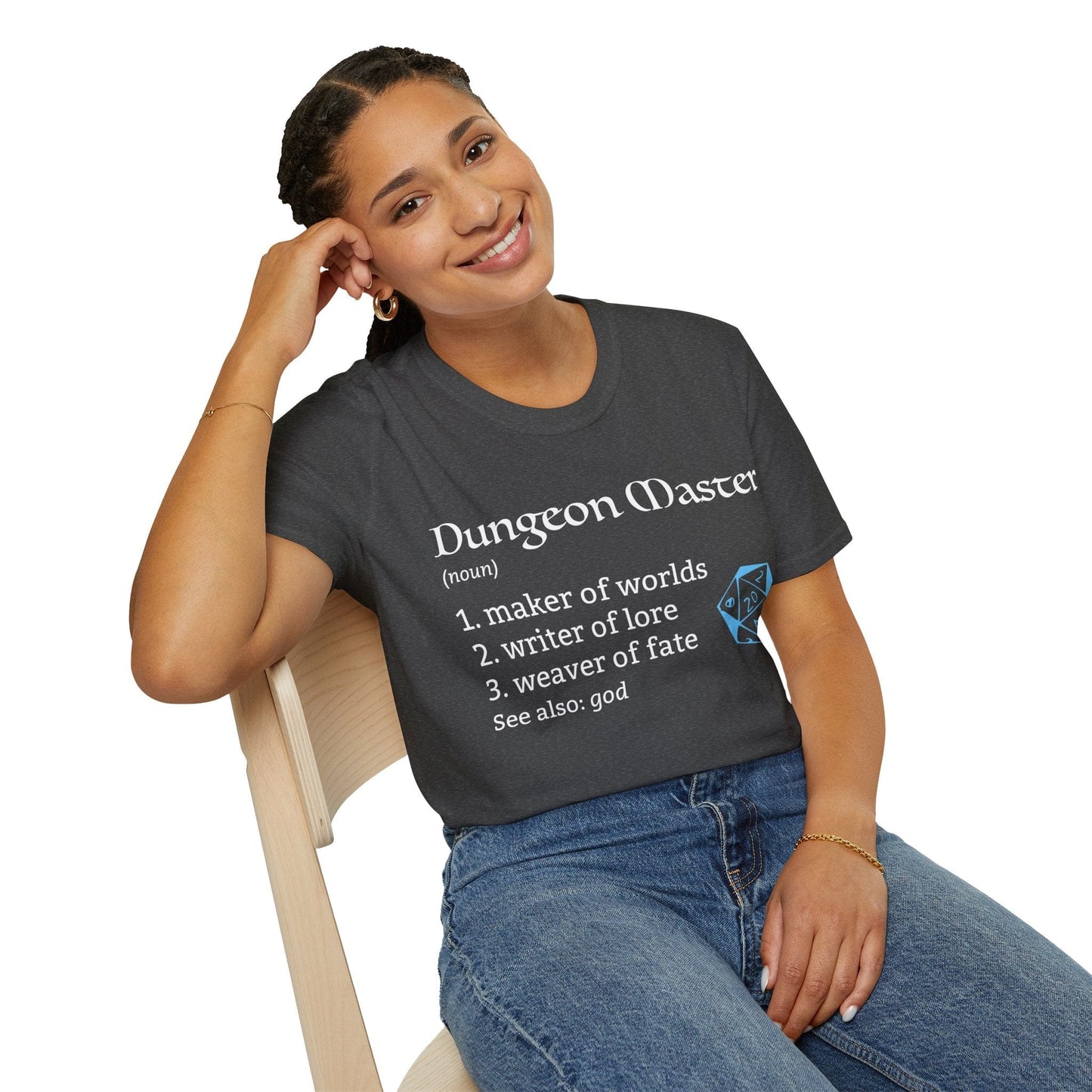 Dungeon Master Definition T-Shirt – Funny DnD DM Definition Tee