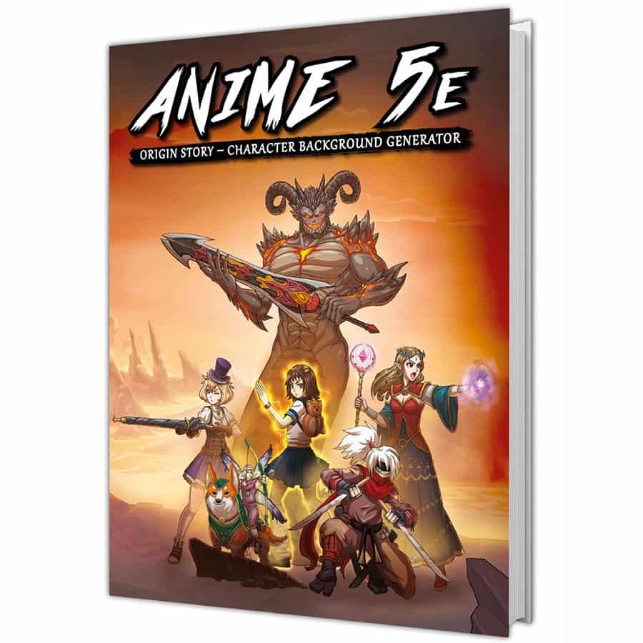 Anime 5E Origin Story: Character Background Generator