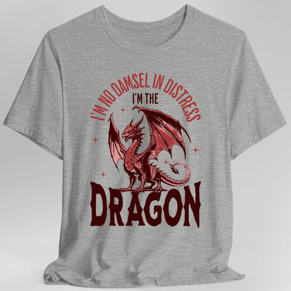 No Damsel In Distress Dragon Feminism Shirt