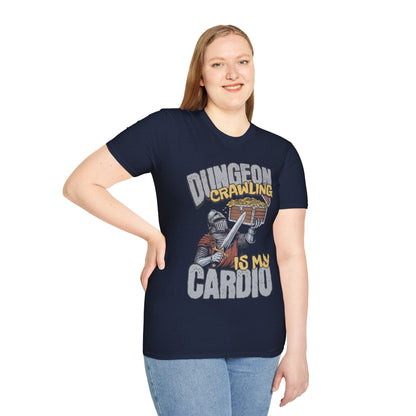 Funny DnD Shirt - Dungeon Crawling is My Cardio